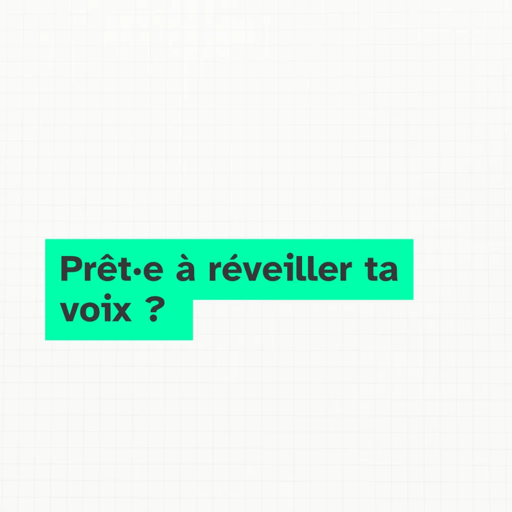 Cours de chant